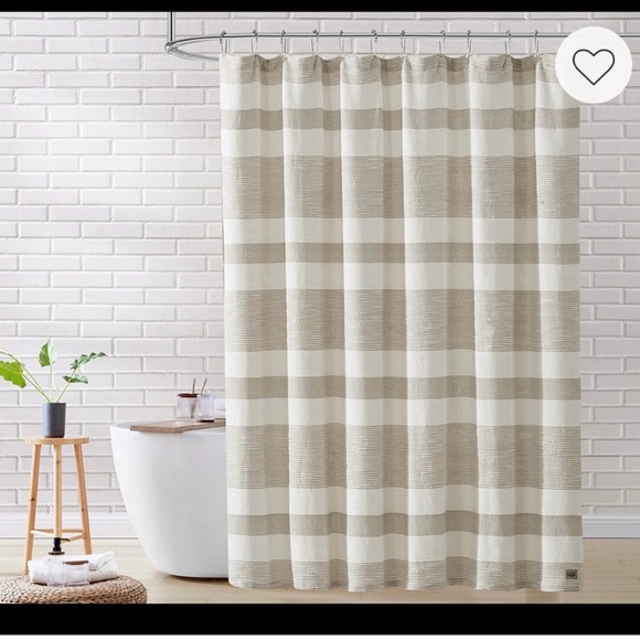 Ugg Shower Curtain Ramone New 72”x 72” - Picture 1 of 6